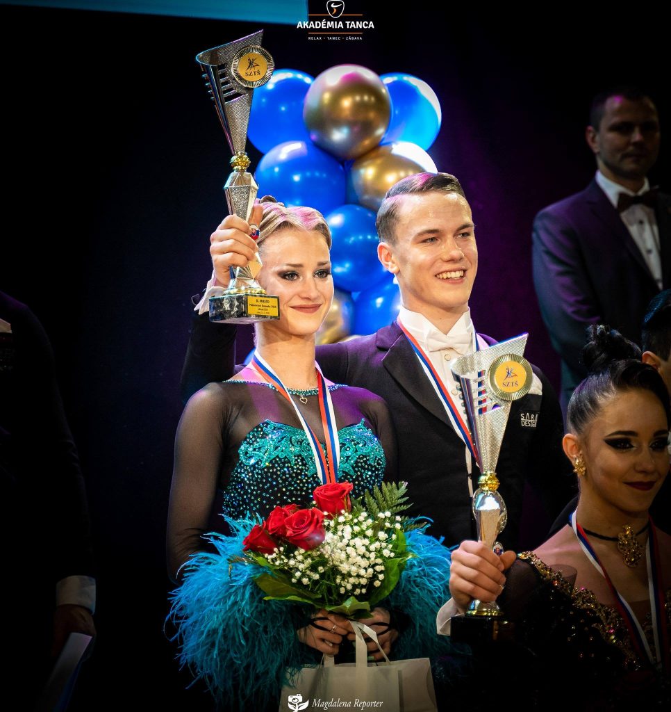 Tanečný šport: Magnus Larsen a Slávka Kolesárová - vicemajstri SR