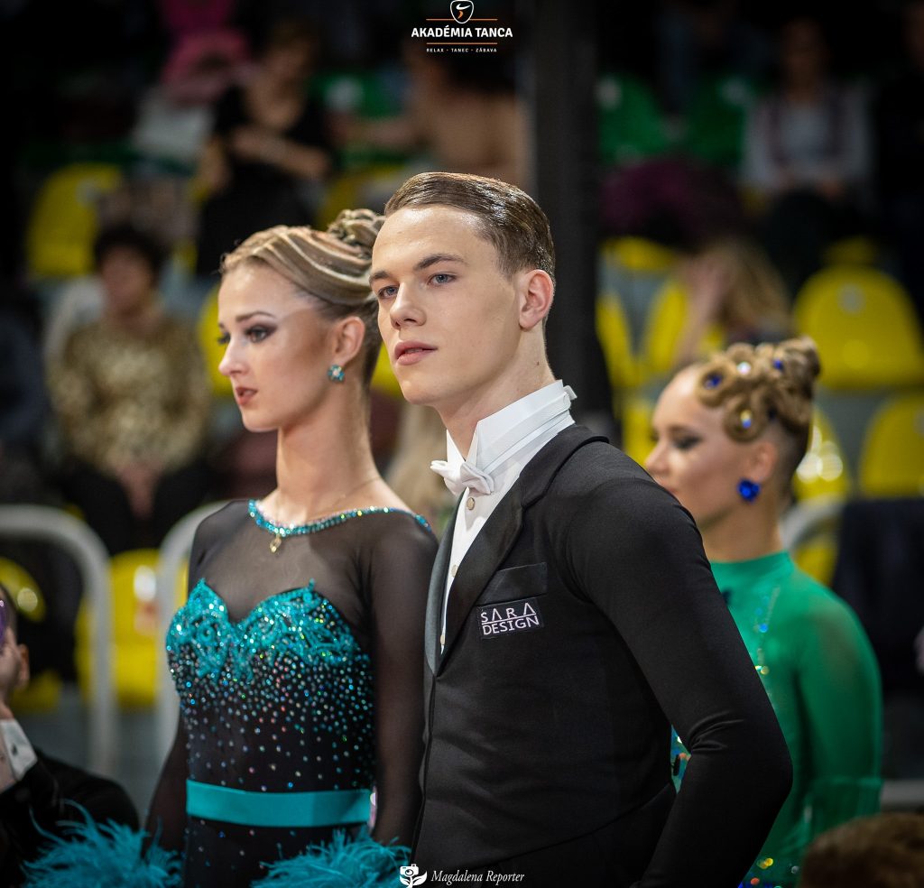 Magnus Larsen a Slávka Kolesárová - vicemajstri SR v tanečnom športe